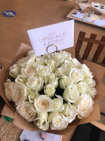 Upscale and Posh Luxury White Roses Review