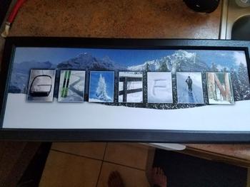 Personal-Prints Ski Letter Name Art Print Review