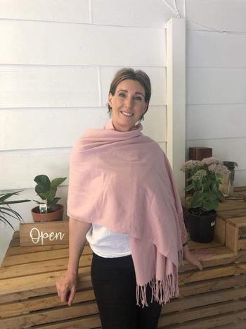 Scarves Australia Pashmina Shawl Soft Nude Pink Scarf Review