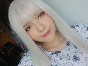 Uwowo Cosplay 【Pre-sale】UWOWO Toilet-Bound Hanako-kun/Jibaku Shounen Hanako-kun Yashiro Nene Cosplay Wig 90cm Long Wavy Ivory Green Gradient Hair Review