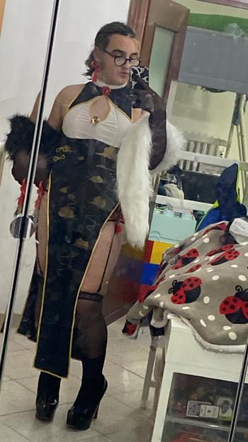 Uwowo Cosplay Uwowo Genshin Impact Fanart: Shenhe Qipao Chinese Dress Fur Cosplay Costumes Review