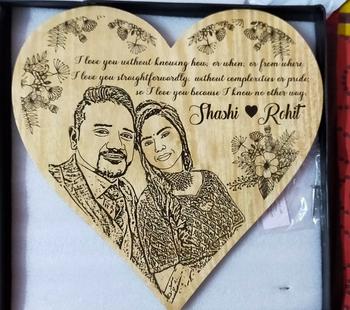 Woodgeek store I Love You Without Knowing How Custom Engraved Wooden Frame Review