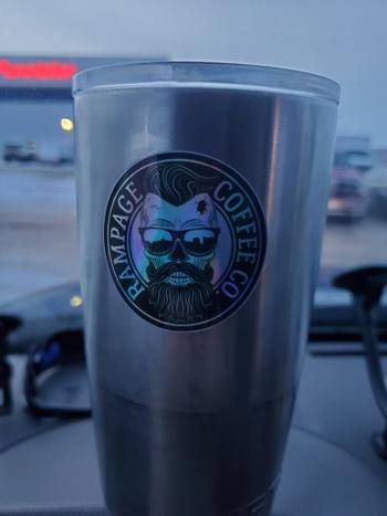 Rampage Coffee Co. Rampage Coffee Co. Holographic Logo Sticker (3 pack) Review