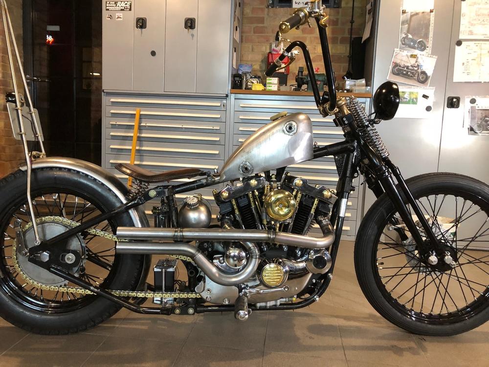 custom sportster exhaust