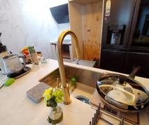 Hansel & Gretel Stainless Steel Brushed Gold Kitchen Faucet Touch Sensor and Pull Out Review