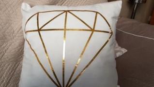 Hansel & Gretel Elegant White and Gold Decorative Pillow Covers Review