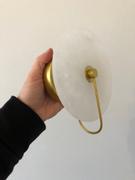 Hansel & Gretel Everett White and Gold Wall Lamp Review