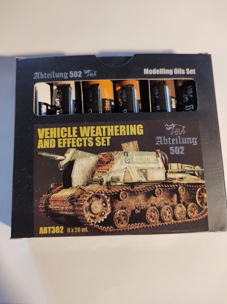 Abteilung Vehicle Weathering And Effects Paint Set Abt