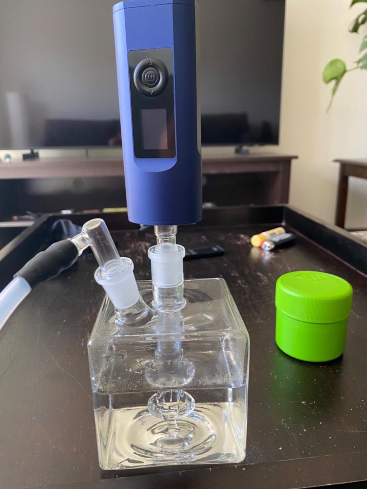 Water Pipe Adapter / WPA for Arizer Solo (2), Arizer Solo 2 MAX, Solo 3 , Air (2), Air SE, Air MAX - Customer Photo From Josh Ollar