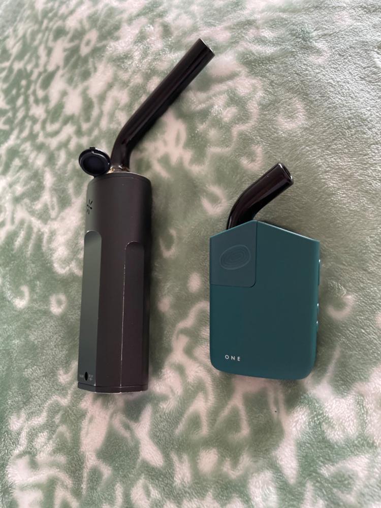 Black Glass Mouthpiece for Arizer Air, Air 2, Air MAX, Solo, Solo 2, Solo 2 MAX, Solo 3 - Customer Photo From Lee Sano