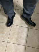 The Western Company Reebok Mens Black Leather Work Shoes Slip-On ESD Comp Toe Review