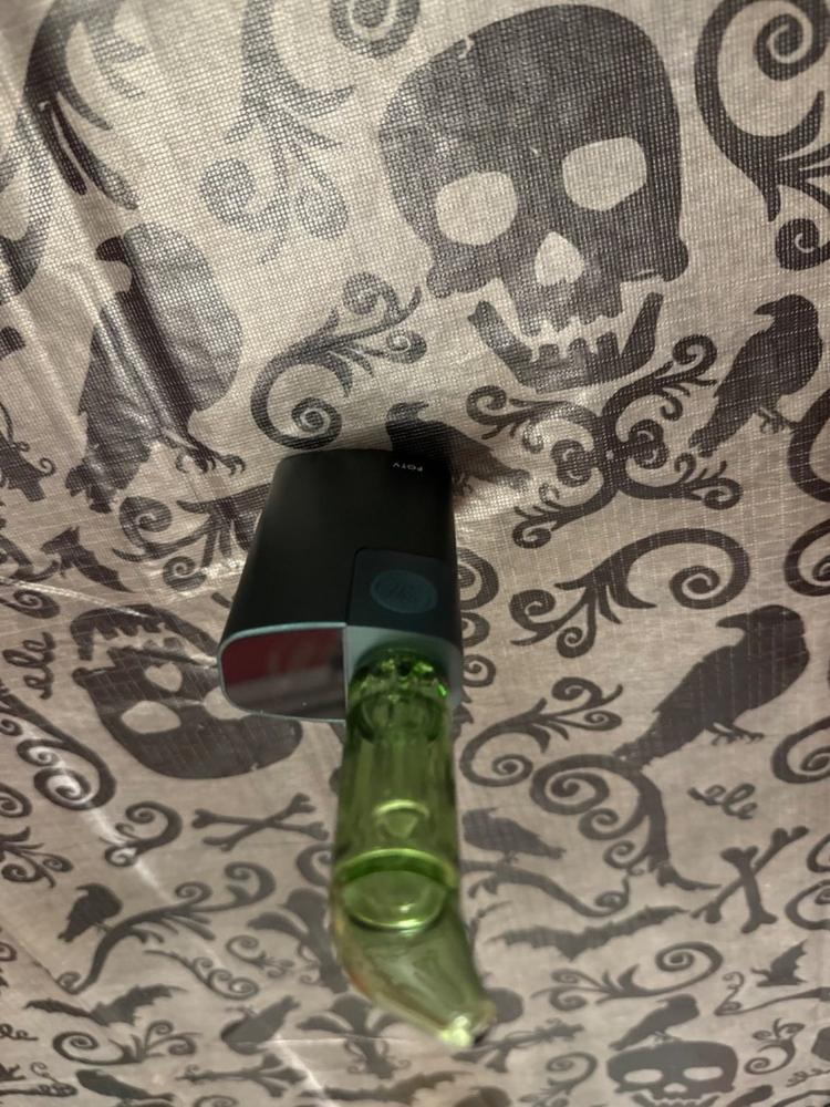 POTV Glass Curved Mini Bubbler - Customer Photo From Michael Gadbois