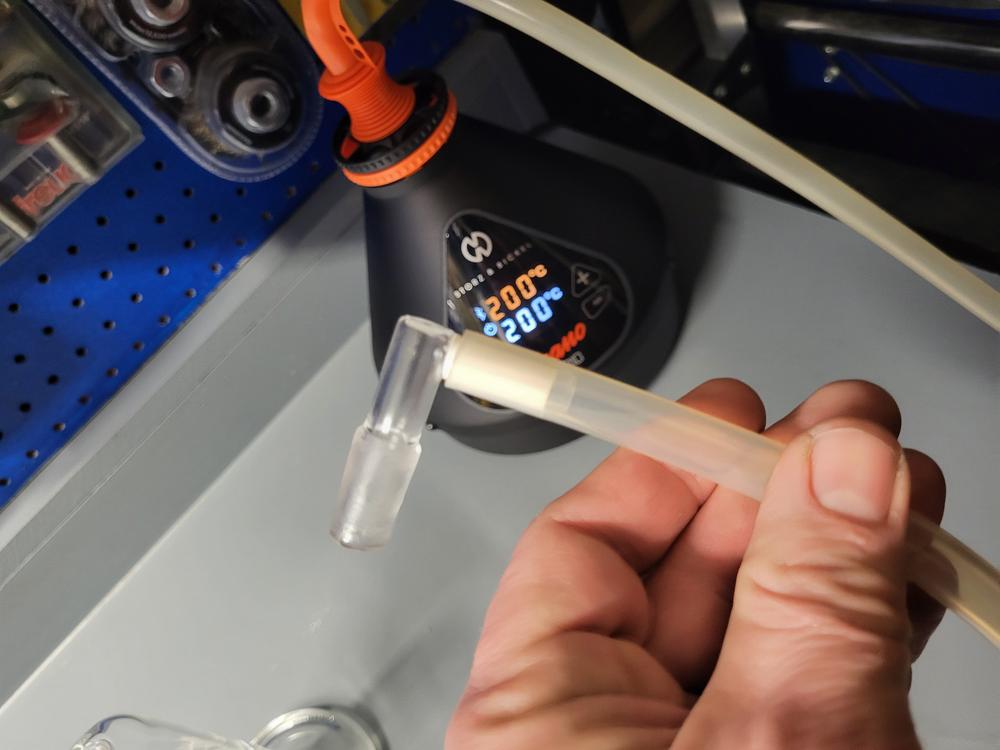 14mm Male Joint Whip Adapter - Customer Photo From Howard