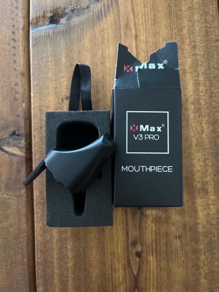 XMAX V3 Pro Glass Mouthpiece - Customer Photo From Steve Macleod