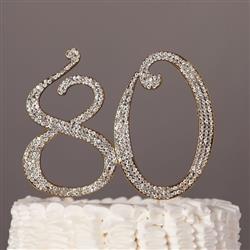 Meredith knight verified customer review of 80 Cake Topper - Silver