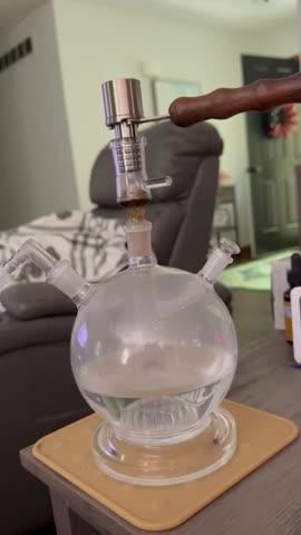 POTV Planet Glass Bubbler - Customer Photo From John