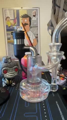 POTV Recycler Glass Bubbler - Customer Photo From Jamie Hall