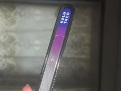 Holo Taco Glass Nail File - Purple/Pink Review