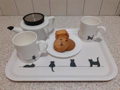 Jin Designs Standing Cat and Crouching Cat Mug, Set of Two Review