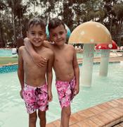 Bronte Co Bronte - Father/Son Pink Flamingo Board Shorts Combo Review