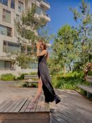 Ever-Pretty US Floor Length V Neck Shiny Evening Dress with Side Split Review