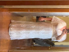Ever-Pretty US Plus Size A-Line Lace V-Neck Floor-Length Wedding Dress Review