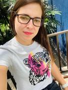 Flashy Camiseta estampada de tigre con rayo - MAHIA Review
