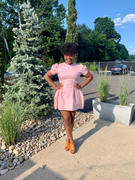 By Iman Akilah Joyce Puff Sleeve Dress in Pink Review