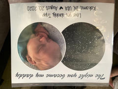 The Night You Became My Daddy Custom Star Map Print With Photo | 365Canvas