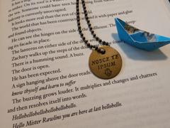 Maritime Supply Co NOSCE TE IPSUM Know Thyself - Brass Coin Necklace Review