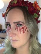 SHRINE Red Blood Tears Glitter Sticker Review