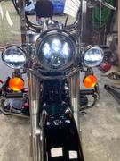 Eagle Lights Eagle Lights 7 LED Headlight for Harley Davidson and Indian Motorcycles - Black / Generation II Review