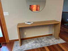 Artisan Born Modern Walnut Waterfall Console Table Review