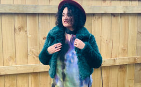Augustine Brand Astrid Fur Jacket Emerald Review