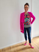 Augustine Brand Waterfall Cardi Hot Pink Short Review