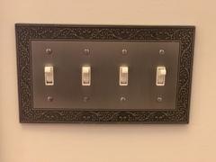 Wallplate Warehouse English Garden Antique Nickel Cast - 3 Toggle Wallplate Review