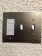 Wallplate Warehouse Steps Aged Bronze Cast - 1 Toggle / 1 Rocker Wallplate Review