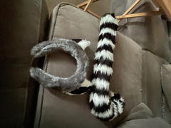 Wildlife Tree Ring-Tailed Lemur Ears, Headband & Tail Set for Lemur Costume, Pretend Play or Safari Party Costume Review