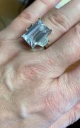Metal Masters Co. Women's Kim Kardashian Sterling Silver 9Ct. Engagement Wedding Ring Emerald-Cut Cubic Zirconia Review