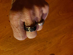 Metal Masters Co. Men's Black Stainless Steel Religious Cross Serenity Prayer Spinner Ring 9MM Review