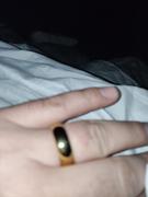 Metal Masters Co. Men's 7MM 18K Goldtone Plated Dome Tungsten Ring Wedding Band Sizes 6 to 13 Review