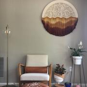 Teddy and Wool Circular Fiber Art Collection - SUNSET tapestry Review