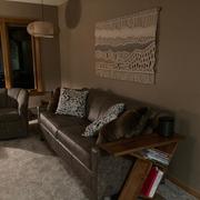 Teddy and Wool Natural Cream Beige Wall Hanging, Macrame Fiber Art, Living Room Decor, Gray Cream Taupe, Macrame Hanger - 'LARA' Review