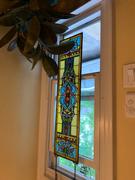 XoticBrands Home Decor Blackstone Hall Stained Glass Window Review