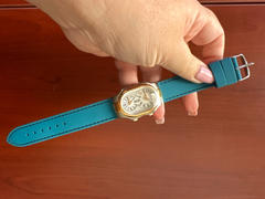 Philip Stein Teal Rubber Silicone Stitched Strap - Model 1-RSTTL Review