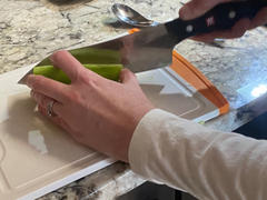 Provengo TWIN Signature 7 Hollow Edge Rocking Santoku Knife Review
