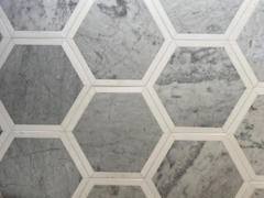 Tile Club Selo Grand Hexagon Carrara And Thassos Marble Mosaic Review