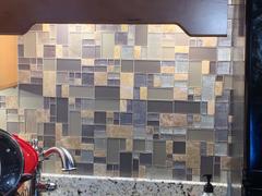 Tile Club Versailles Emperador Light Marble And Glass Mosaic Tile Review