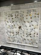 Tile Club Golden Stars Calacatta Gold And Brass Mosaic Tile Review