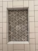 Tile Club Eastern White and Bardiglio Flower Marble Tile Review